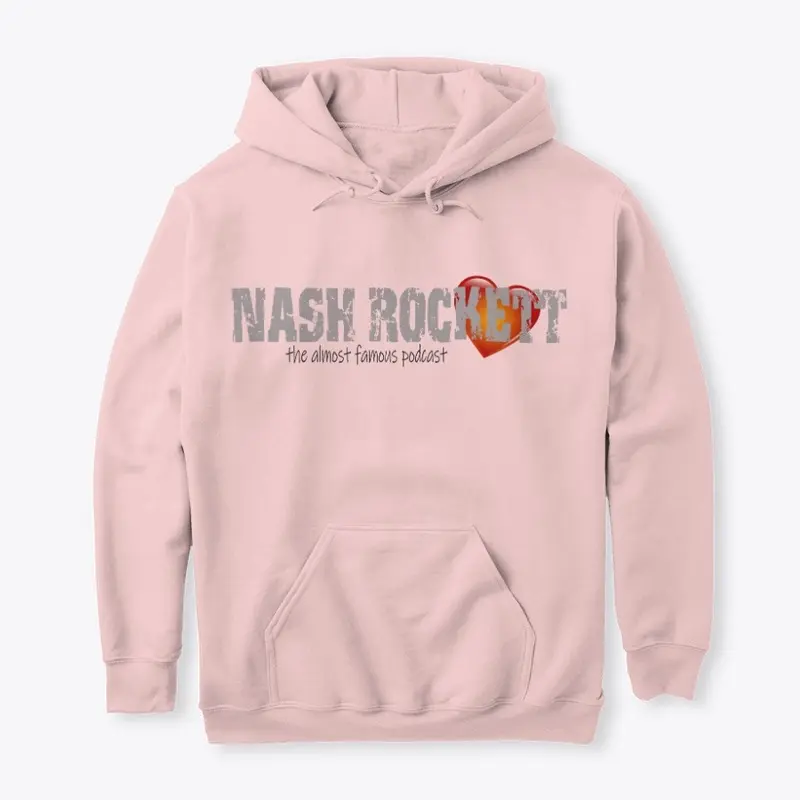 NASH ROCKETT HOODIE PINK/RED HEART